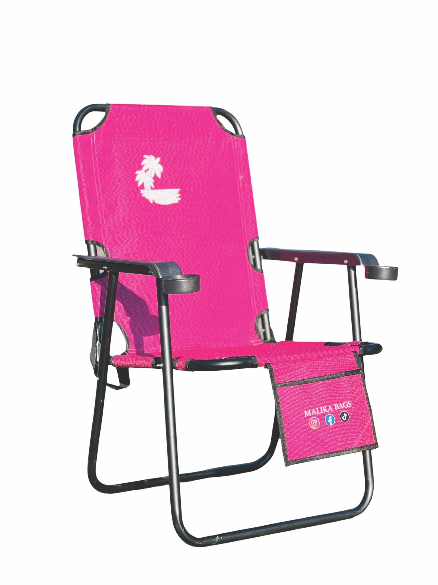 Chaise de plage pliable – Multicolore, légère et confortable