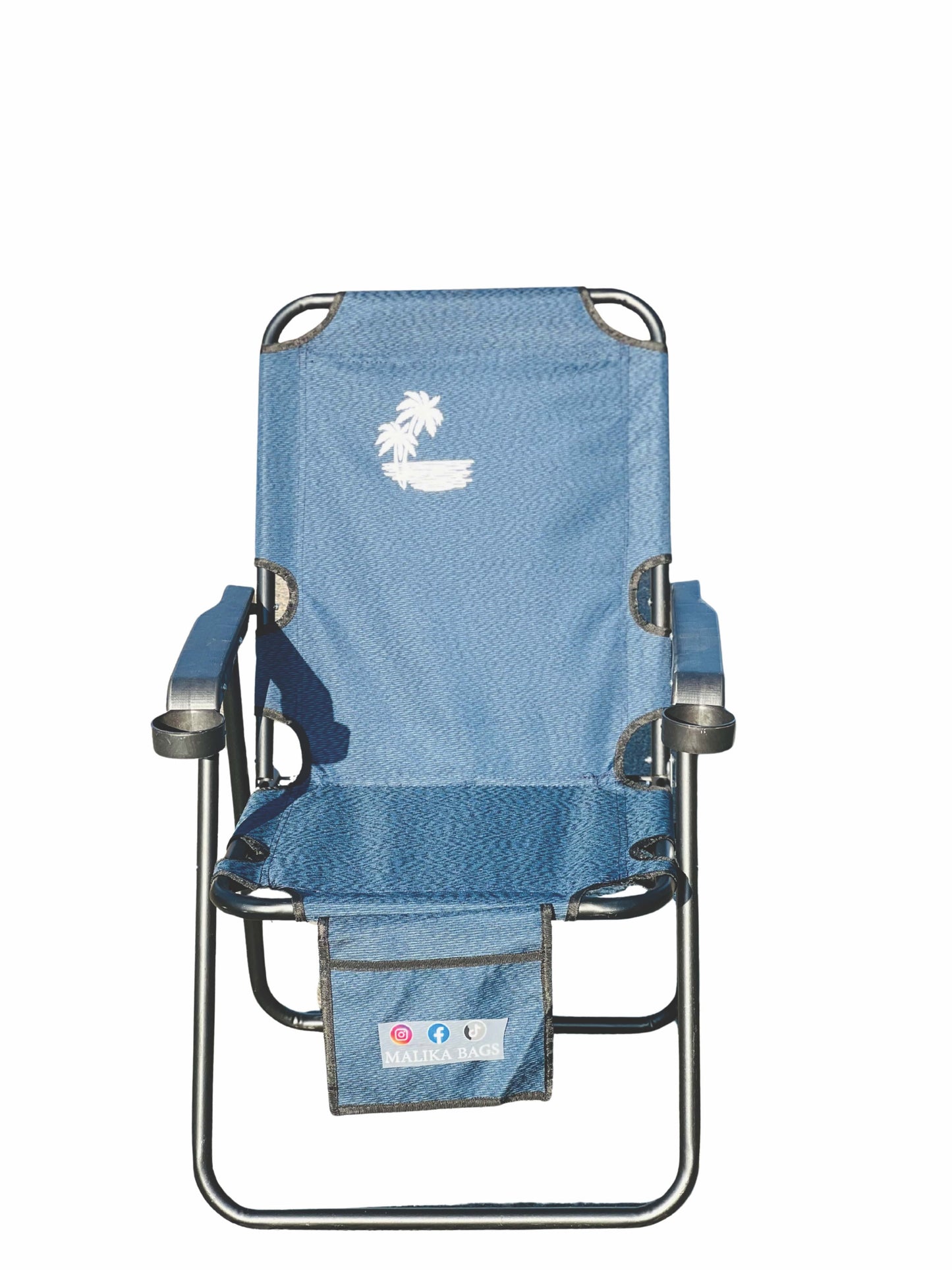 Chaise de plage pliable – Multicolore, légère et confortable