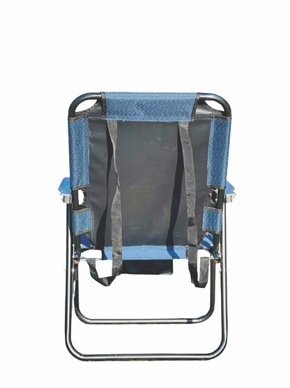 Chaise de plage pliable – Multicolore, légère et confortable